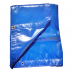 Blue 16 x 27 - Light Weight (15oz)  Truck Tarp, Lumber Tarp - 4' Drop 