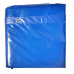 Blue 16 x 27 - Light Weight (15oz)  Truck Tarp, Lumber Tarp - 4' Drop 