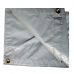 Xtarps - 18 x 20 - Gray Color 18oz Heavy Duty WaterProof Vinyl Trailer Tarp with 10 pcs 9" Rubber Bungee