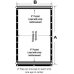7 x 14 - Dump Truck Mesh Tarp for Manual Tarp Kit