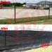  6 x 8  - Premium Privacy Fence Screen 90% Blackage (Black Color)